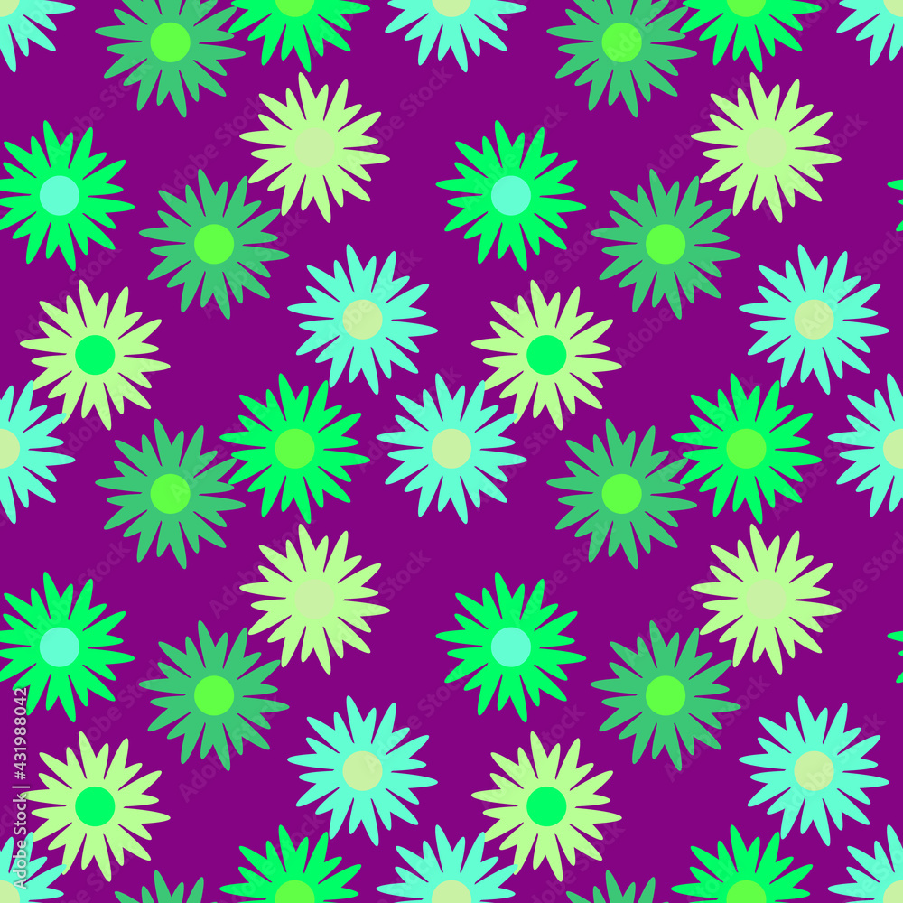 Floral template seamless pattern. Floral template seamless pattern.