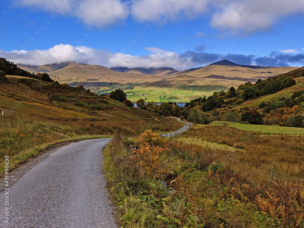 Looking towards Loch Tay from Ardtalnaig in the Scottish Highlands