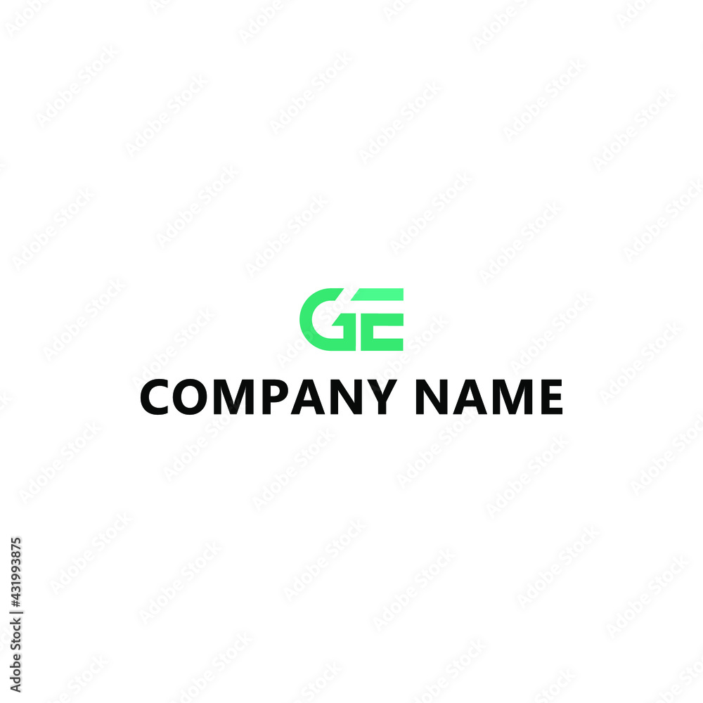 GE Monogram modern logo design
