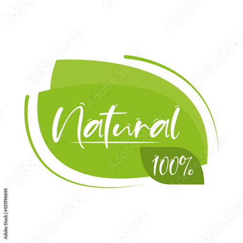 natural product label