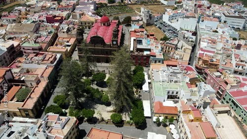 Aerial view on Galdar in Gran Canaria, Canary Islands, Spain photo