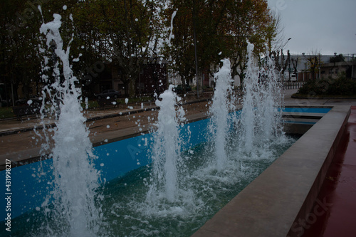 fountain in the city