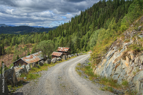 Picturesque Norway highway ...