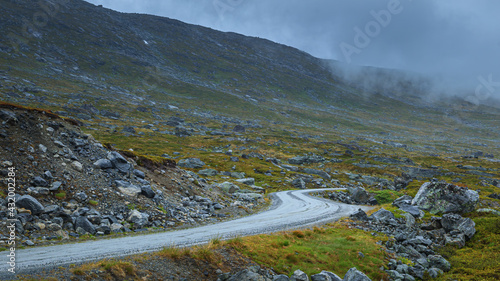 Picturesque Norway highway ...