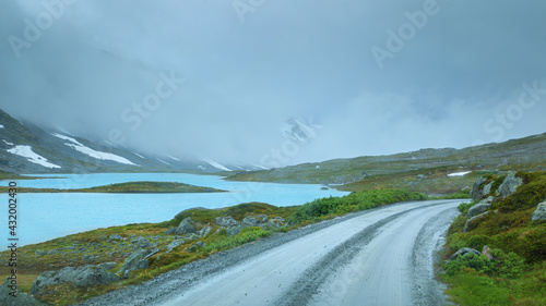 Picturesque Norway highway ...