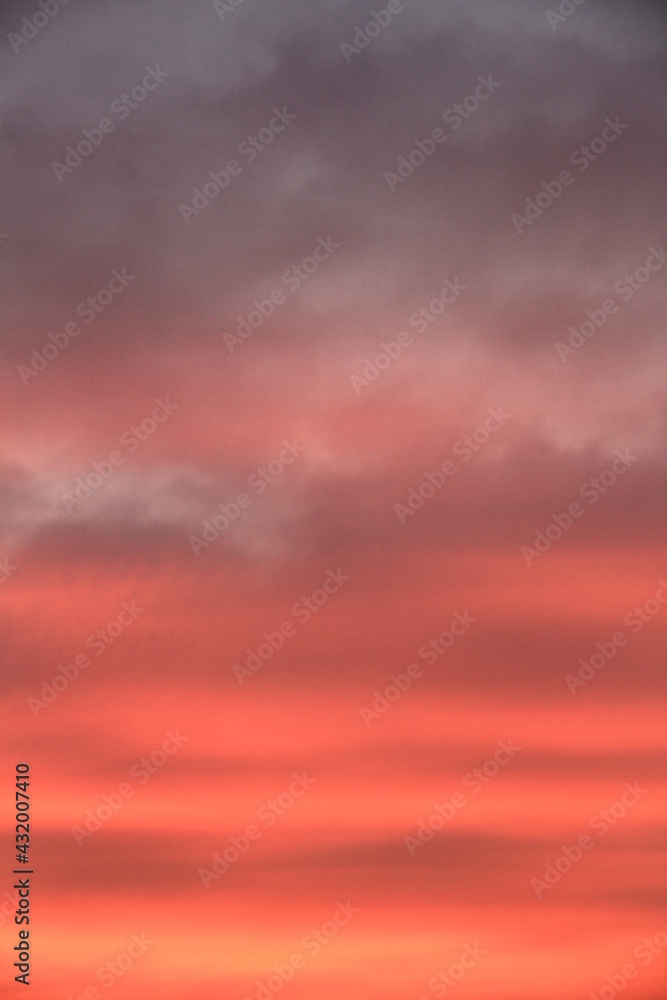 Obraz premium colorful clouds at sunset 