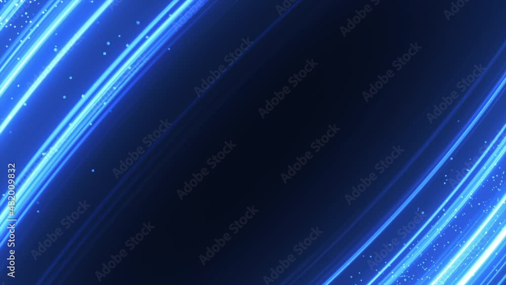 Blue Glowing Particles Background with curvy Lines Blue Glowing Particles Background with curvy Lines