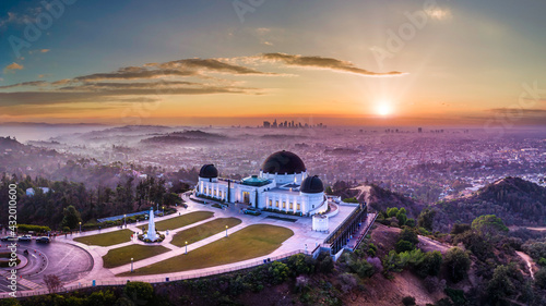 Fotografia Griffith Observatory Los Angeles Sunrise