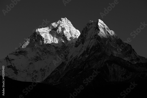 Ama Dablam is known as one of the most impressive mountains in the world. photo