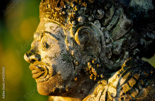 Statue at Temple Purna Lot, Bali photo