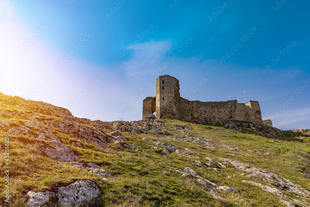 Enisala Fortress. Important historical landmark