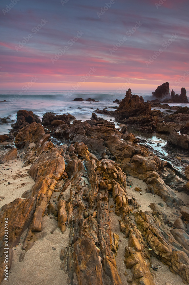 Sunset in Corona del Mar, California