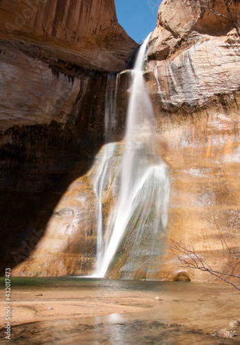 Lower Calf Creek Falls located in Southern Utah's Grand Staircase-Escalante National Monument photo