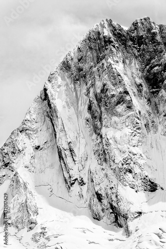 Les Grandes Jorasses, Haute Savoie, France photo