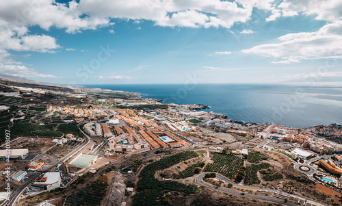 panorama shot of the Canary Islands, Spain