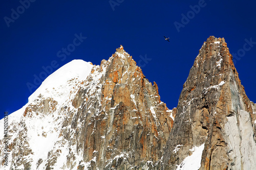 Foto Sunset light over Les Drus, Haute Savoie, France