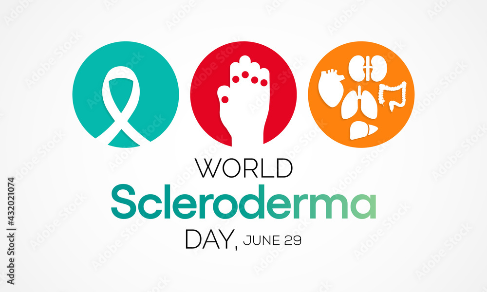 World Scleroderma day is observed every year on June 29, it is an uncommon condition that results in hard, thickened areas of skin and sometimes problems with internal organs and blood vessels. World Scleroderma day is observed every year on June 29, it is an uncommon condition that results in hard, thickened areas of skin and sometimes problems with internal organs and blood vessels.