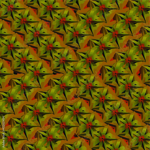 mandala with multicolor geometric patterns .