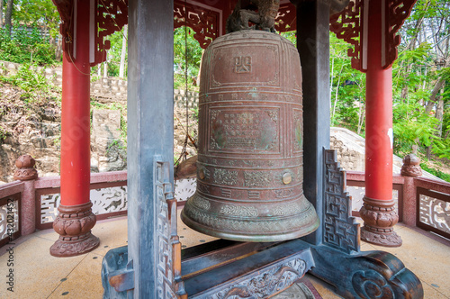 A bell at a Buddhist monastery, Vietnam.