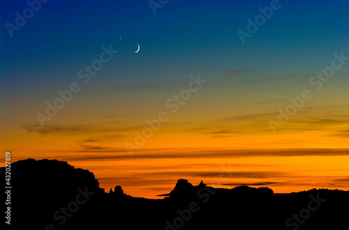 Arches National Park: Sunset over Windows District photo