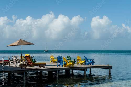 Blue Marlin Resort, South Water Caye, Belize. photo