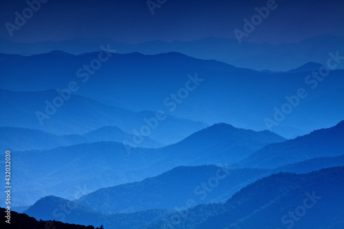 blue ridge mountains, blue ridge parkway, north Carolina photo