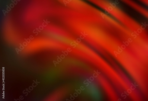 Dark Red, Yellow vector glossy abstract background.