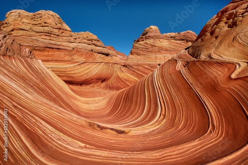 The Wave formation in Coyote Buttes North. photo