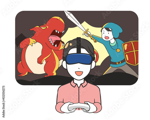 VRゲーム　RPG系　男性