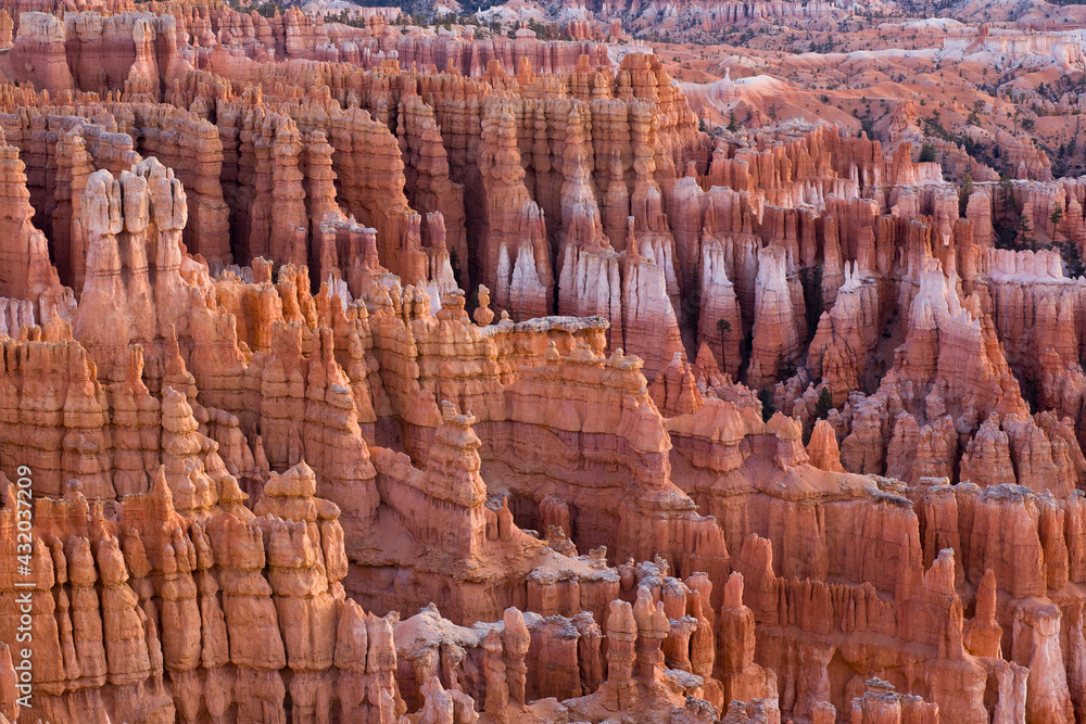 Views of the canyons and ravines from the area around Sunset Point in Bryce Canyon National Park, Utah. Views of the canyons and ravines from the area around Sunset Point in Bryce Canyon National Park, Utah.