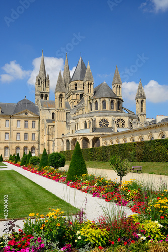 L’abbaye aux Hommes et l‘église Saint-Etienne à Caen, Normandie, France