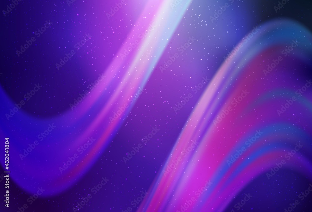 Light Purple, Pink vector background with galaxy stars. Light Purple, Pink vector background with galaxy stars.