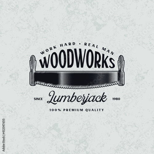 Lumberjack Design Vintage Style