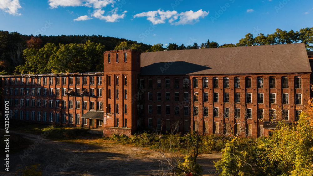 Historic & Abandoned George Gilbert Manufacturing Company Mill - Gilbertville, Massachusetts