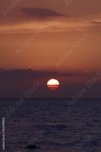 sunset over the sea © gabriela