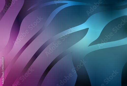 Light Blue, Red vector abstract blurred background.