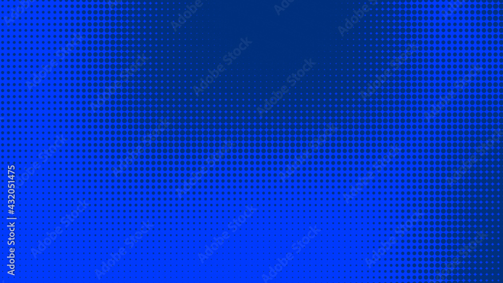 Dots halftone blue color pattern gradient texture with technology digital background. Dots pop art comics style with summer concept design. Dots halftone blue color pattern gradient texture with technology digital background. Dots pop art comics style with summer concept design.