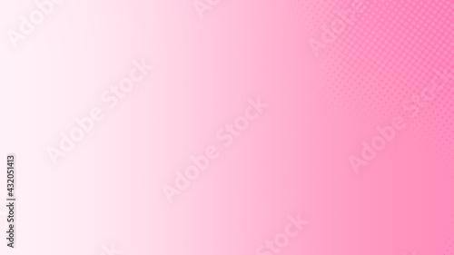 Dot pink pattern gradient texture background. Abstract pop art halftone and retro style. © Papapig