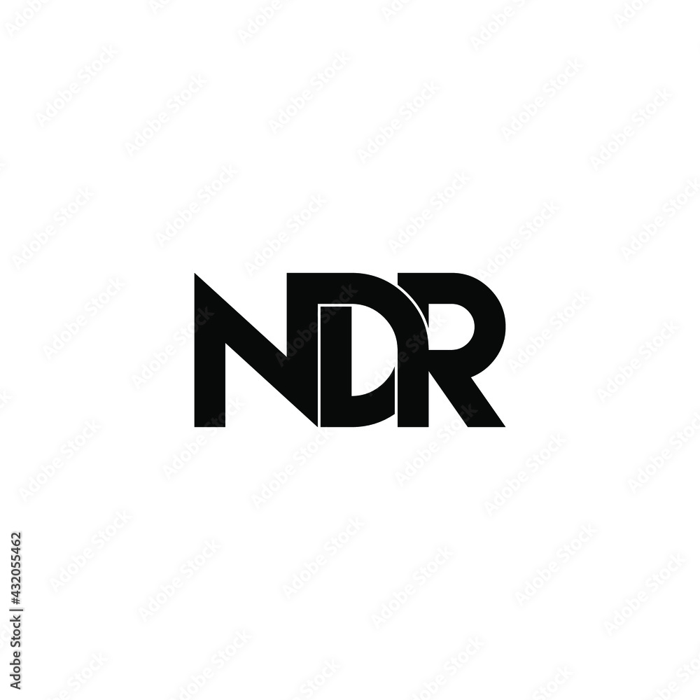 ndr letter original monogram logo design ndr letter original monogram logo design