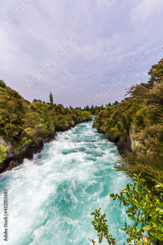 Huka Falls at Taupo  New Zealand