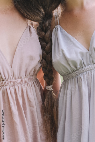 Two girls- one braid