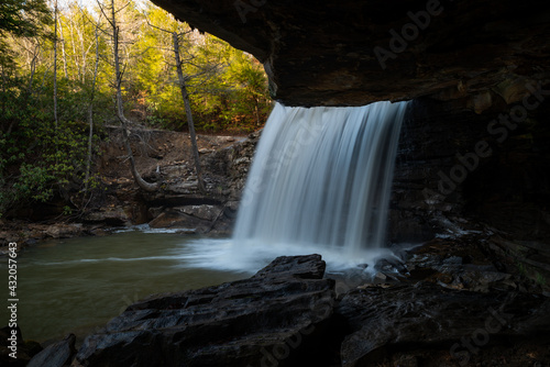 Scenic Glade Creek Falls - Long Exposure Waterfall - West Virginia