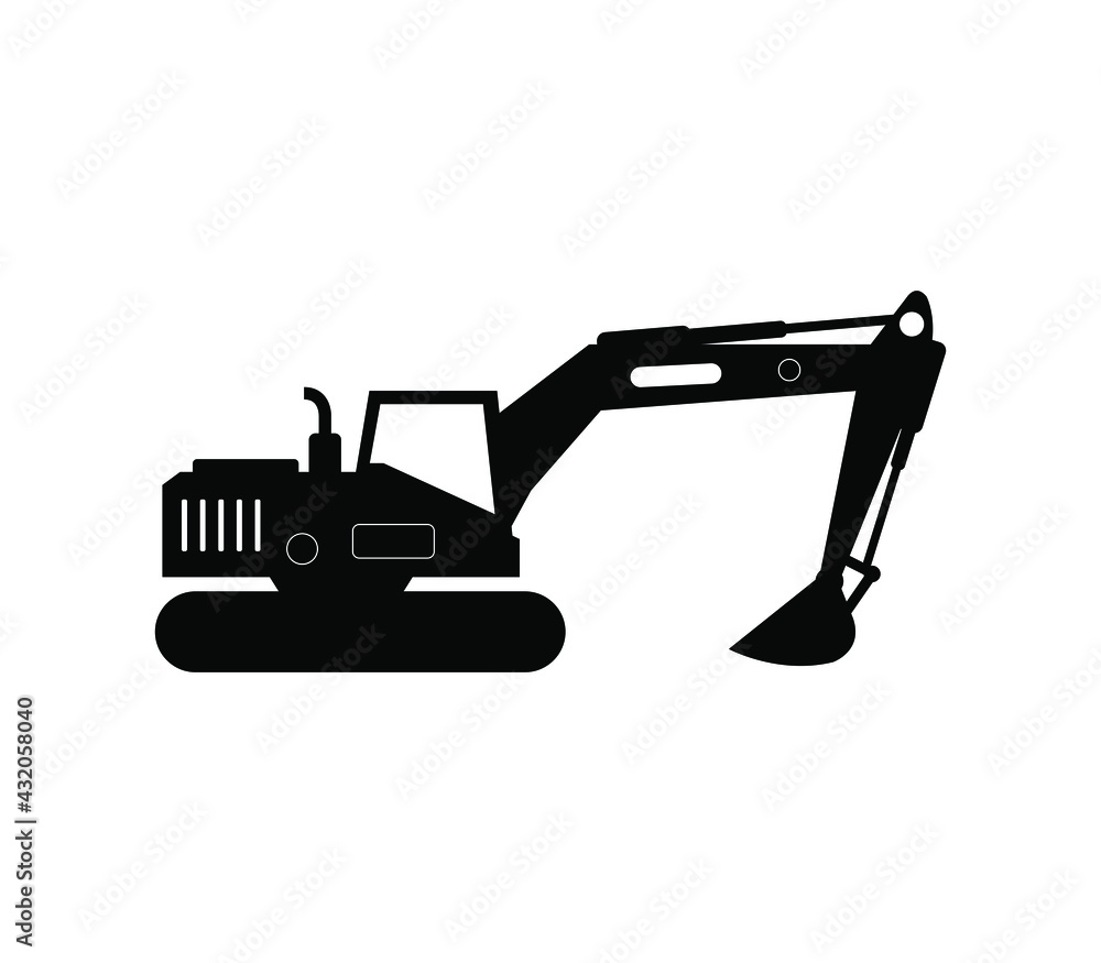 Excavator icon Excavator icon