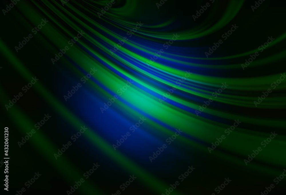 Fototapeta premium Dark Green vector modern elegant backdrop.