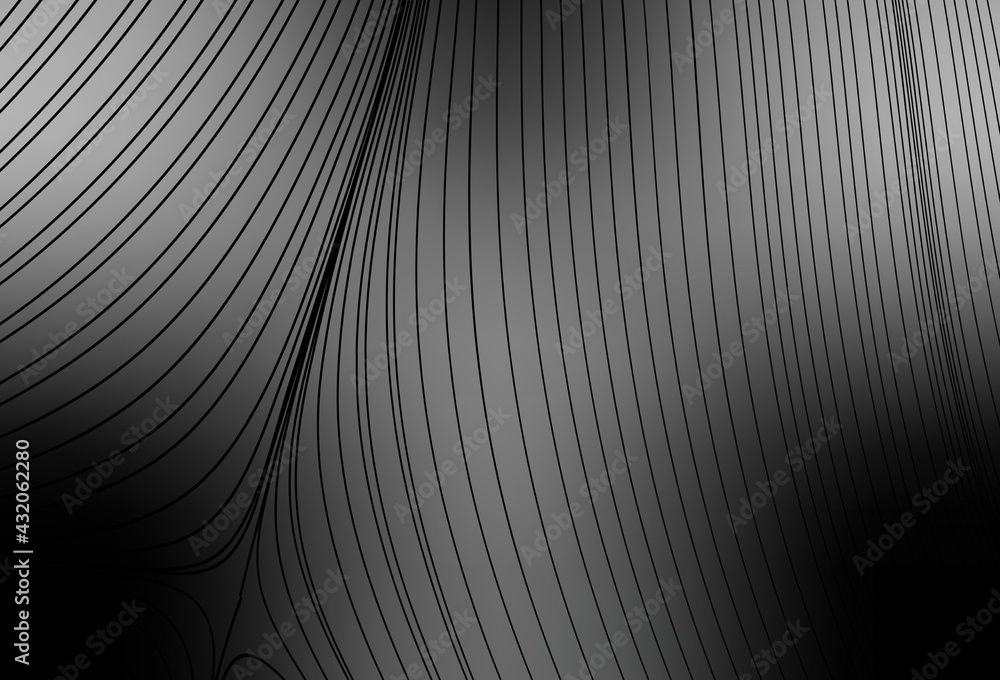 Light Gray vector background with curved lines. Light Gray vector background with curved lines.