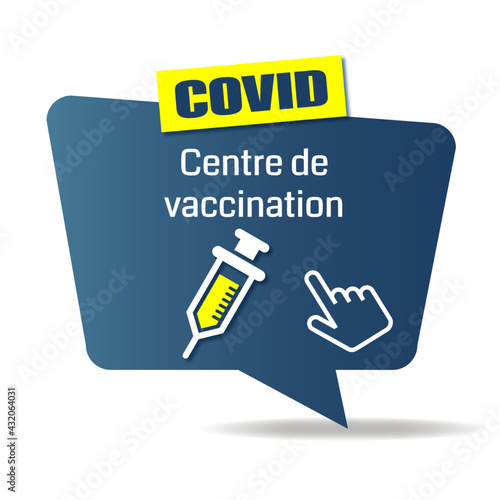 Logo centre de vaccination.