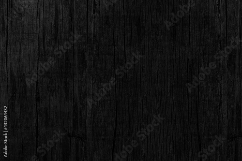 Black vintage wooden table top pattern texture and seamless background