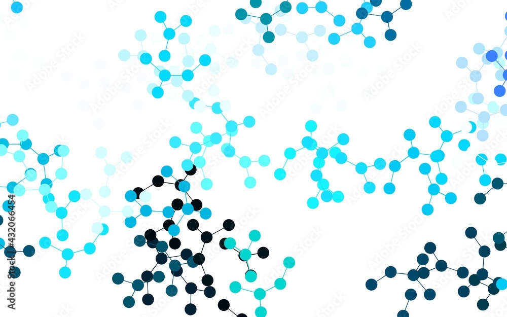 Light Blue, Green vector pattern with artificial intelligence network. Light Blue, Green vector pattern with artificial intelligence network.