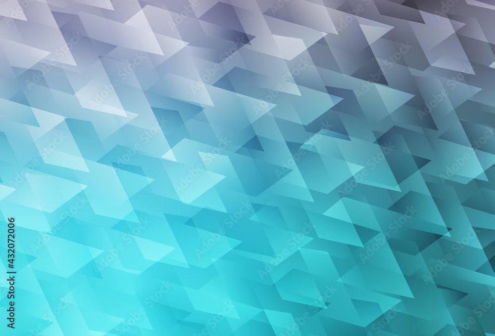Fototapeta premium Light Pink, Blue vector background in polygonal style.