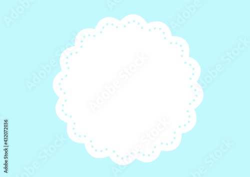 レースペーパー　単品イラスト